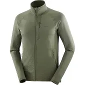 Salomon Men's Essential Lightwarm Full Zip mellanlagers fleecejacka