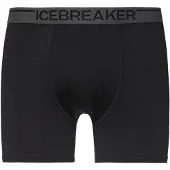 Icebreaker - Vandringskläder - M Merino Anatomica Boxers Black för UnisexUll - Storlek L - Svart