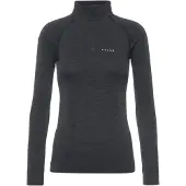Falke Women's Long Sleeve Zip Wool-Tech Black