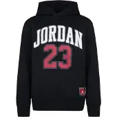 Jordan Hoodie - Svart m. Vit/Röd - - 13-15 år (158-170) - Hoodie