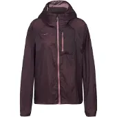 Hoka One One - Trail running-kläder dam - W Skyflow Jacket Black Cherry för Unisex - Storlek M - Svart