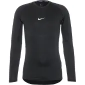 Nike Pro Baselayer Dri-FIT - Svart/Vit Långärmad, storlek Medium