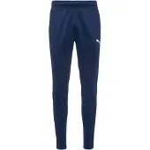 Puma Sportbyxa 'TeamGoal' marinblå / vit