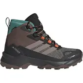 Adidas - Vandringsskor dam - Skychaser AX5 Mid GTX Climawarm+ W Earth Strata/Trace Brown/Pure Teal för UnisexUll - Storlek 6 UK - Brun