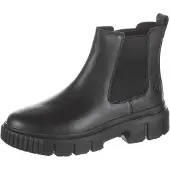 Timberland för kvinnor. TB0A5ZCG0011 Chelsea Field läderstövel med mittkalv svart (37 W), Hud, Karta, Ingen, Casual