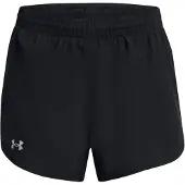 Under Armour Women's Ua Fly By 2in1 Short Black