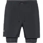 Under Armour Sportbyxa 'Launch' svart / vit