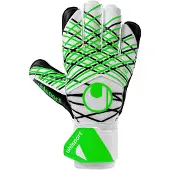 Uhlsport Målvaktshandske Soft Advanced - Vit/Svart/Grön, storlek 10