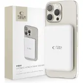 Tech-Protect PB10 LifeMag Magnetisk Trådlös Powerbank - 15W - Vit