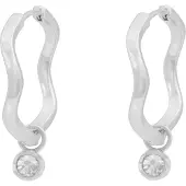 Sno of sweden Kitty silver kristallhänge örhängen 1392-6700012