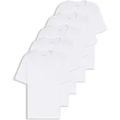 BOSS för män. 50475392 Förpackning med 5 vita Authentic T-shirts (XL), Hemkläder, Bomull, Kort ärm