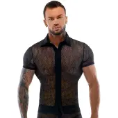 Svenjoyment Underwear - Men's Shirt Buttons - Transparent - L