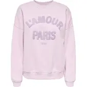JDY Sweatshirt 'JDYMesa' orkidé / eosin / mörkrosa