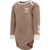 Hummel Body l/ä - HmlMaule - Bäverpäls - - 68 - Body L/Ä