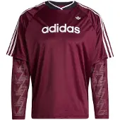 Adidas T-shirt vinröd / vit