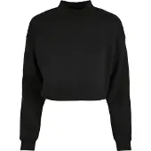 Urban Classics Cropped Oversized High Neck Crew Tröja