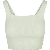 Urban Classics Broderad topp mint