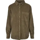 Urban Classics Corduroy Oversized Skjorta Med Långa ärmar