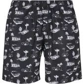 Urban Classics Badshorts grå / svart / vit
