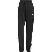 Adidas Sportbyxa 'ESSENTIALS 3-STRIPES FLEECE LOOSE' svart / vit
