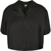 Urban Classics Viscose Satin Resort Kortärmad Skjorta