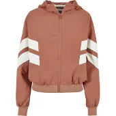 Urban Classics Övergångsjacka 'Crinkle Batwing' pueblo / vit