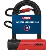 ABUS Ultimate 420k/150hb140 Ush + Cobra 1200 X 10 Mm Bygellås