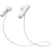 Sony WI-SP500 in-ear trådlösa hörlurar med mikrofon - Vita