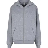 Urban Classics Fluffy Sweatshirt Med Dragkedja