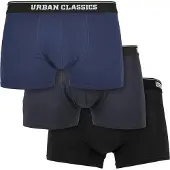 Urban Classics Boxershorts marinblå / nattblå / vit
