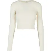 Urban Classics Short Rib Knit Twisted Back Tröja
