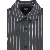 Urban Classics Blus mörkgrå / vit