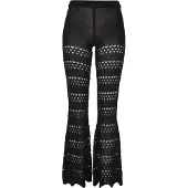Urban Classics Flared Crochet High Waist Leggings