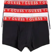 GUESS Boxershorts 'Brian' mörkblå / ljusgrå / röd / svart