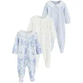 Next Pyjamas pastellblå / vit