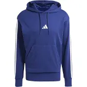 Adidas Essentials 3 Stripes French Terry Huvtröja
