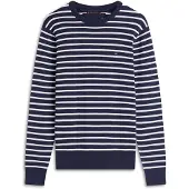 Tommy Hilfiger Flag Embroidery Crew Neck Jumper