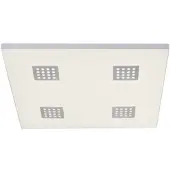 Pure LED taklampa Neo, dimbar, Aluminium / grå / zink, Vardagsrum / matsal, Aluminium / grå / zink, Modern, LED-taklampa