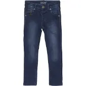 Minymo Byxor - Stretch Slim Fit - Mörkblå Denim - - 2 år (92) - Jeans