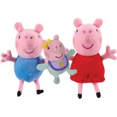 Pipsa Possu Peppa Pig - Plush 3PK