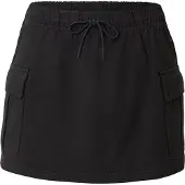 Calvin Klein Jeans Cotton Terry Cargo Mini Skirt