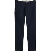 Gant för män. 1501000 Chinos Slim Fit Marinblå (36/34), Casual, Bomull, Klassisk, Marino