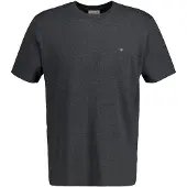 Gant för män. 2003184 T-shirt mörkgrå shield (M), Casual, Bomull, Kort ärm