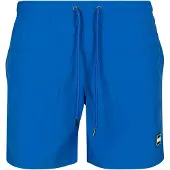Urban Classics Badshorts kobaltblå / svart / vit