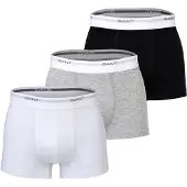 Gant Boxershorts ljusgrå / gråmelerad / svart / vit