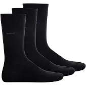 BOSS Three-pack of regular-length socks in stretch fabric