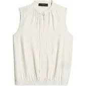 G-Star Stand-Up Collar Sleeveless Top - White - Women