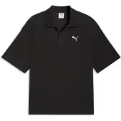 Puma Wardrobe Ess Waffle Boxy Fit Kortärmad Polotröja