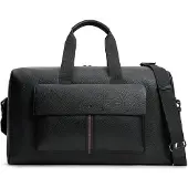 Tommy Hilfiger Flap Pocket Pebble Grain Duffel Bag