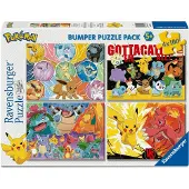 Ravensburger Pokémon 4x100 Bitars Pussel